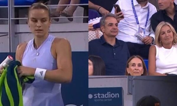 Μαρία Σάκκαρη στον τελικό του Athens Open: Στο πλευρό της ο Κυριάκος Μητσοτάκης και η Μαρέβα Γκραμπόφσκι – Η ατάκα του Κωνσταντίνου