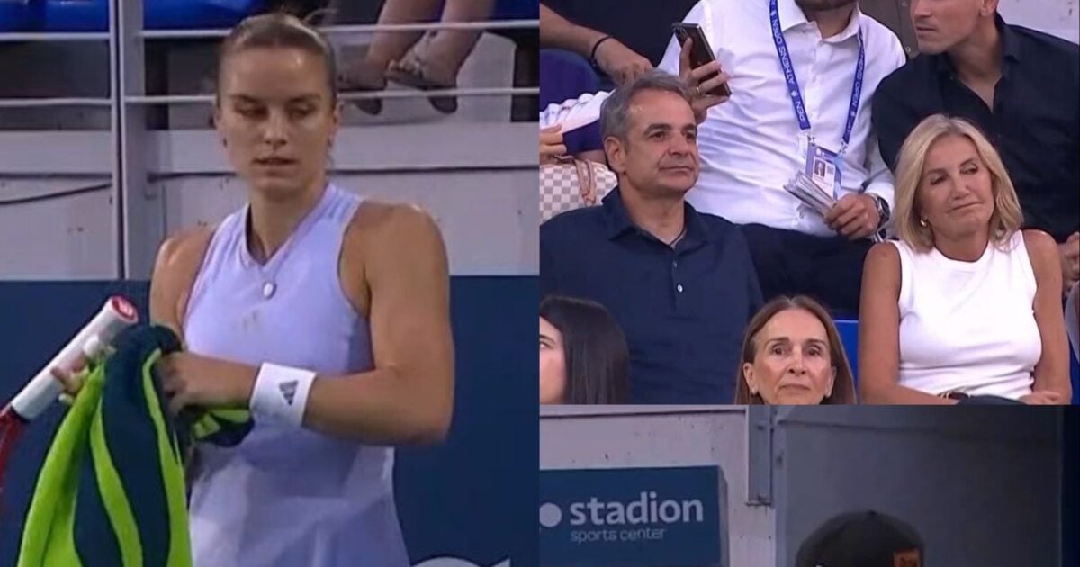 Μαρία Σάκκαρη στον τελικό του Athens Open: Στο πλευρό της ο Κυριάκος Μητσοτάκης και η Μαρέβα Γκραμπόφσκι – Η ατάκα του Κωνσταντίνου
