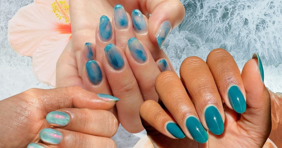 Sea Glass νύχια: Το καλοκαιρινό μανικιούρ για να αποτυπώσεις το καλοκαίρι στα άκρα σου