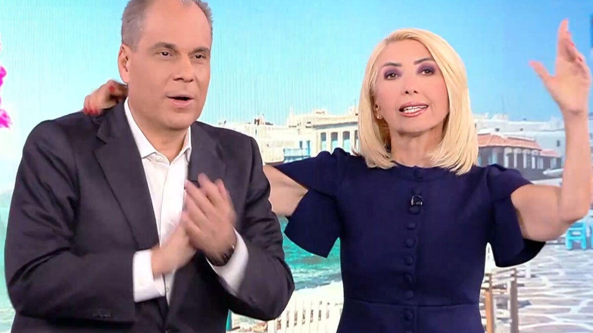 Νίκος Στραβελάκης: Το αντίο στη Μίνα Καραμήτρου και η συγκίνησή της – βίντεο