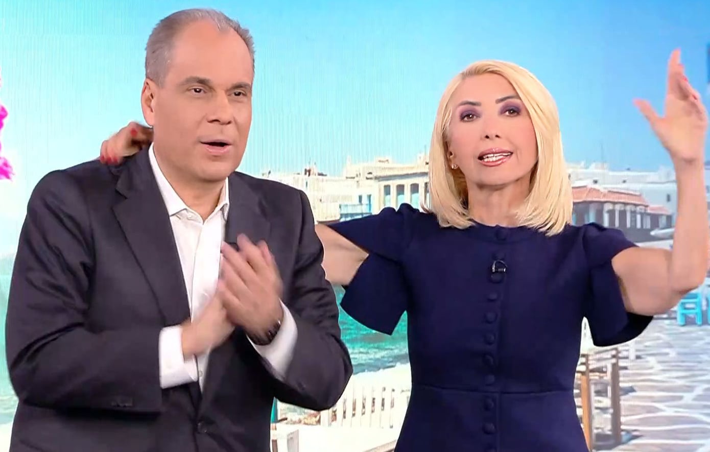 Νίκος Στραβελάκης: Το αντίο στη Μίνα Καραμήτρου και η συγκίνησή της – βίντεο