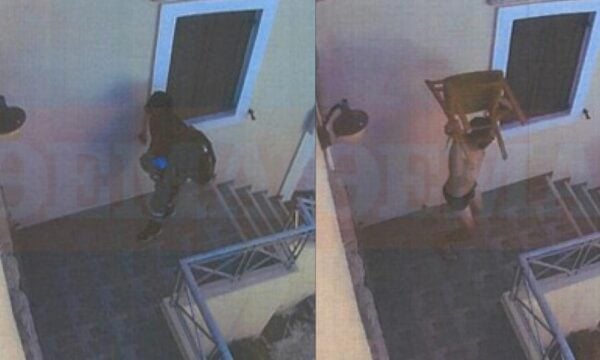 Βίντεο από τη Σύρο: Η 41χρονη εισβάλλει μεταμφιεσμένη στο σπίτι του ζευγαριού και ο άνδρας της πετάει καρέκλα