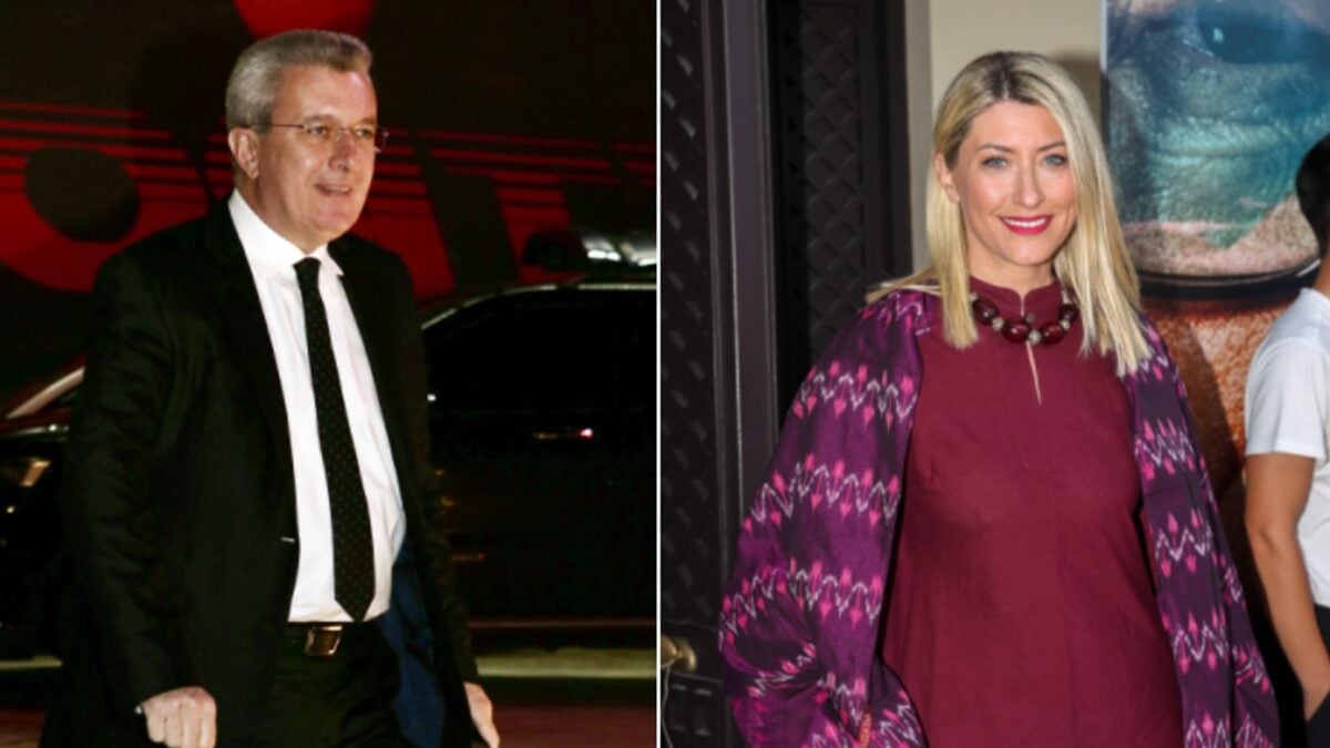 Νίκος Χατζηνικολάου υποδέχθηκε τη Σία Κοσιώνη στον ΑΝΤ1: «Να έχουμε μια όμορφη και δημιουργική συνεργασία»