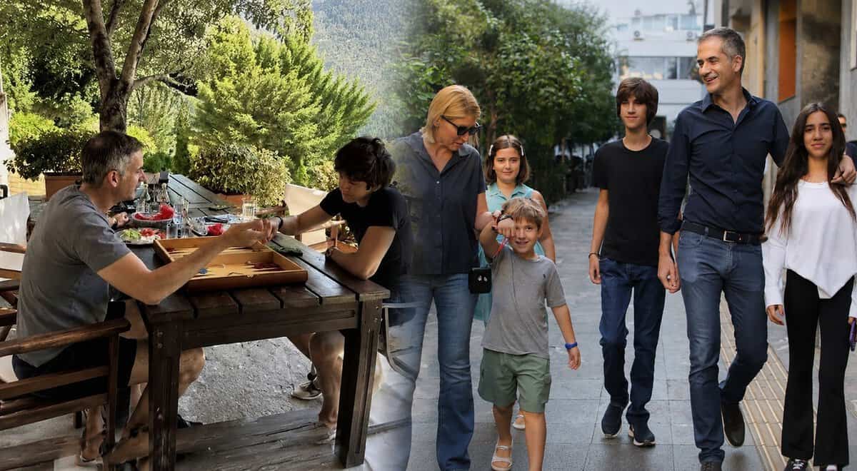 Ο Παύλος Μπακογιάννης, η Δανάη, ο Δήμος και το εξώγαμο: η νέα φωτογραφία με τον 19χρονο γιο του σήμερα