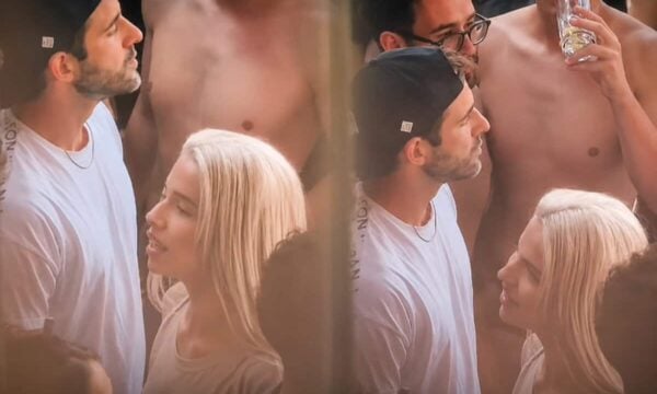 Γιώργος Λιβάνης: Με άλλη γυναίκα στην Κύθνο – Διασκέδασε με ξανθιά καλλονή στην Επισκοπή (βίντεο)