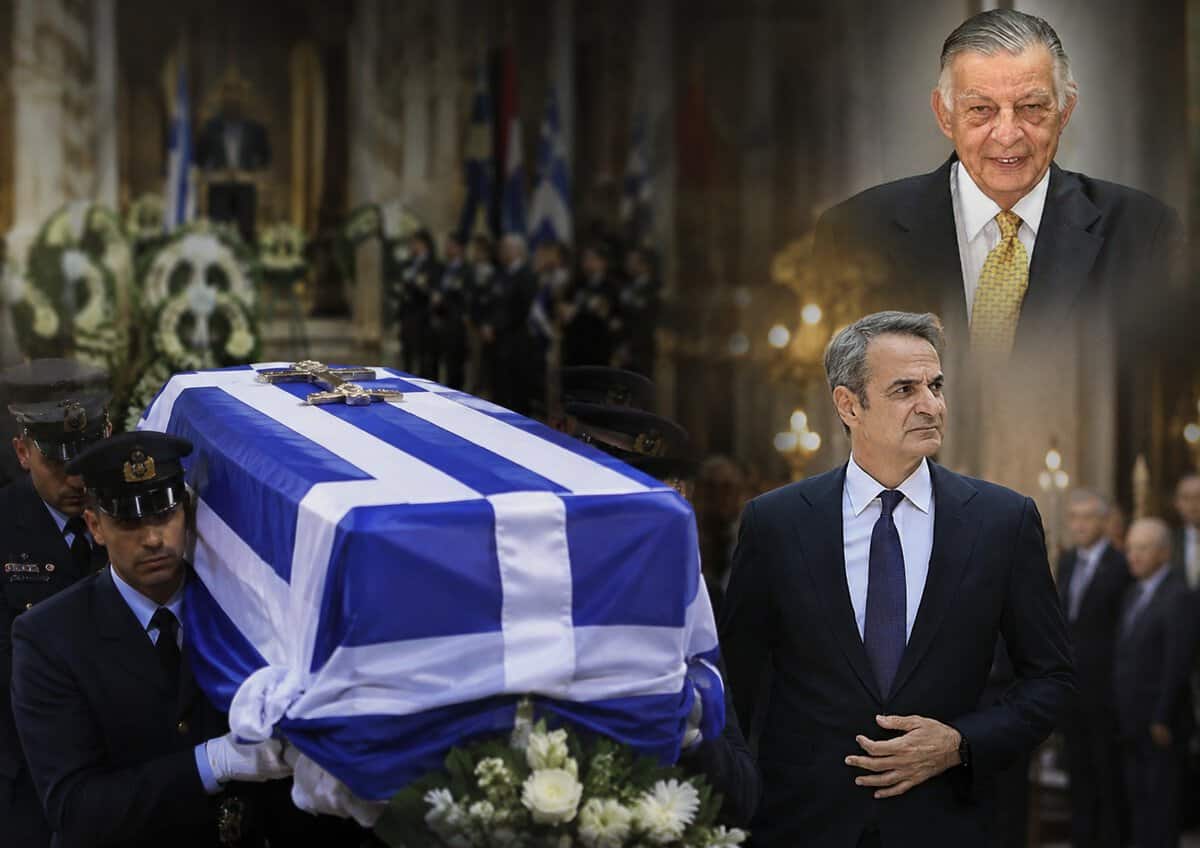 Γιάννης Βαρβιτσιώτης: Το τελευταίο «αντίο» και ο επικήδειος του Μητσοτάκη – «Ήταν φτιαγμένος από το σπάνιο μέταλλο μιας άλλης εποχής»