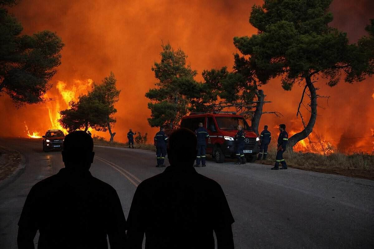 Δύο συλλήψεις για τη μεγάλη φωτιά στη Βοιωτία: Βίντεο από το σημείο έναρξης