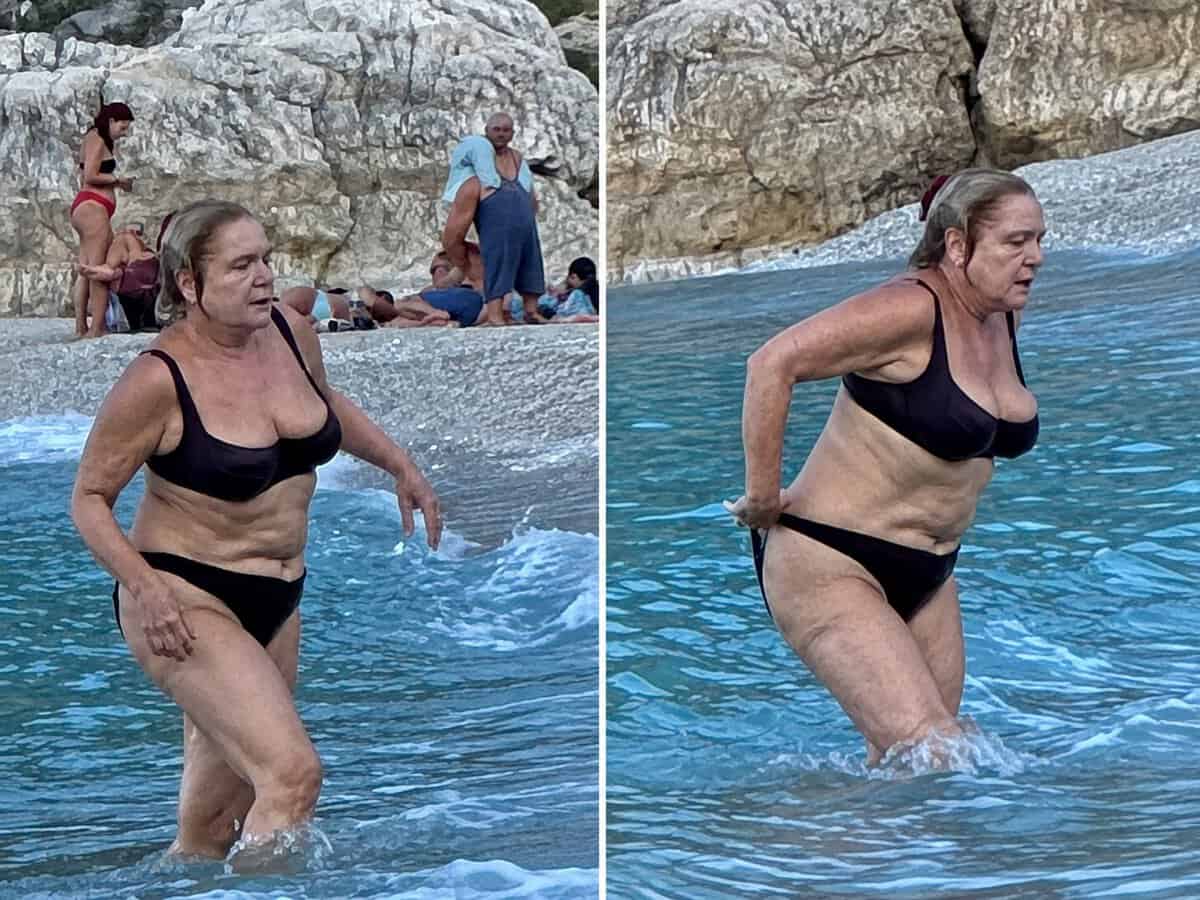 Μαρία Καβογιάννη: Τα μπάνια της 68χρονης «Κορίνας» στο Πήλιο όπως δεν την έχετε ξαναδεί