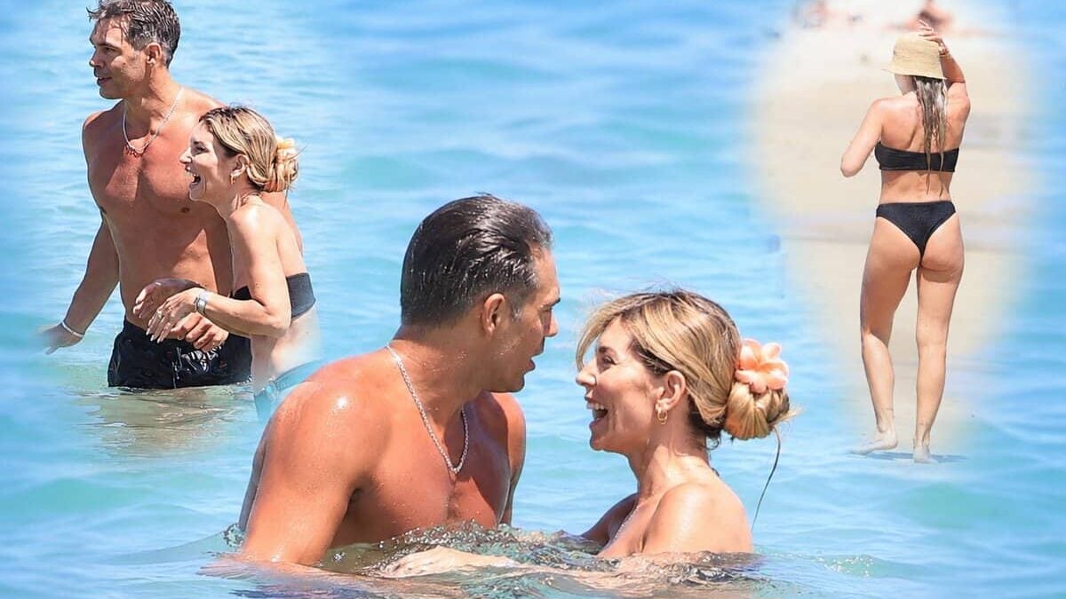 Οικονομάκου: Το κορμί της χωρίς ρετούς και τα παιχνίδια και τα φιλιά στη θάλασσα με τον Τσερέλα (φωτογραφίες)