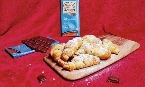 Κρουασάν με σοκολάτα: συνταγή