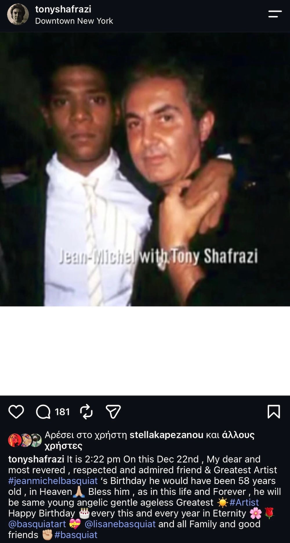 Tony Shafrazi: Η παρέα του Basquiat, του Keith Haring και του Kenny Scharf εμπνέει τη μόδα