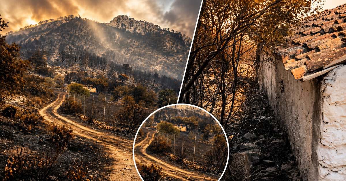 Φωτιά στο Πόρτο Γερμενό: Όλα έγιναν στάχτη, εκτός από το εκκλησάκι του Αρχάγγελου Μιχαήλ (βίντεο)