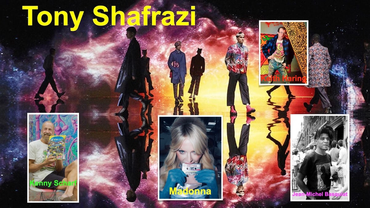 Tony Shafrazi: Η παρέα του Basquiat, του Keith Haring και του Kenny Scharf εμπνέει τη μόδα