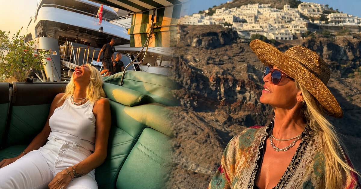 Άννα Βίσση: Σκάφος, χλιδή και Κούστας στις διακοπές της με φωτογραφίες