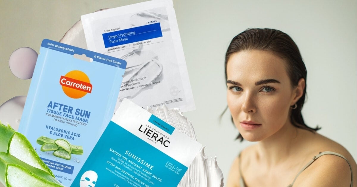 After-Sun Sheet Masks: Το δροσερό beauty boost για την επιδερμίδα μετά τον ήλιο