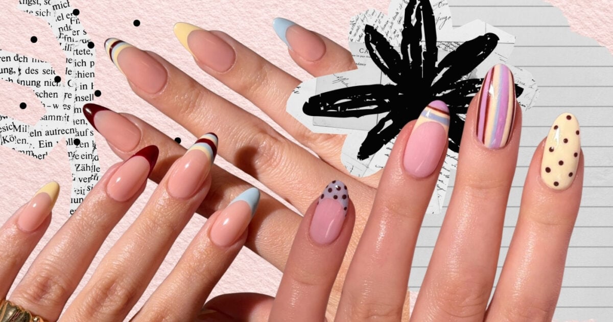 Stripey nails: Το manicure που θυμίζει vintage καλοκαίρια στη Μεσόγειο