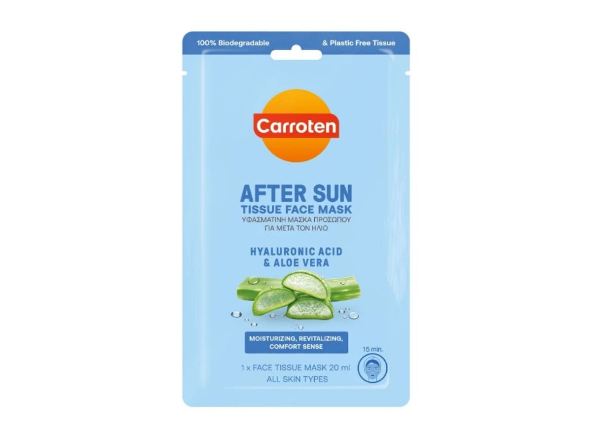 After-Sun Sheet Masks: Το δροσερό beauty boost για την επιδερμίδα μετά τον ήλιο