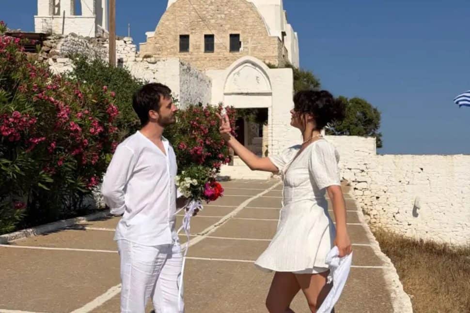 Δανάη Παππά: Οι πρώτες εικόνες ως νύφη στη Φολέγανδρο