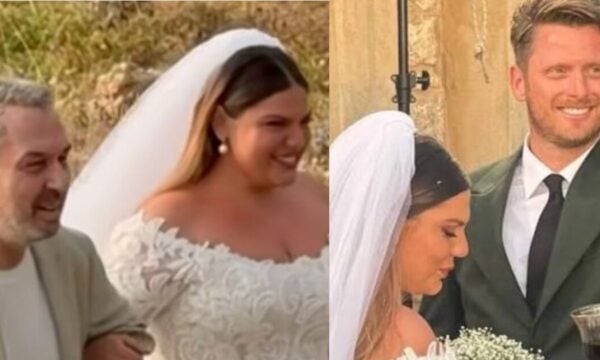 Χρήστος Χατζηπαναγιώτης για Δανάη Μπάρκα: «Είναι ένα παιδί με δύο μπαμπάδες – Ένιωσα μεγάλη συγκίνηση στον γάμο της»