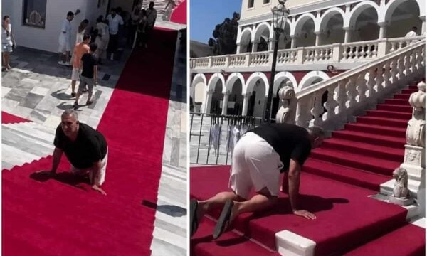 Ντάβλας: Αντιδράσεις και σχόλια για το βίντεο από την Παναγιά της Τήνου στα social media