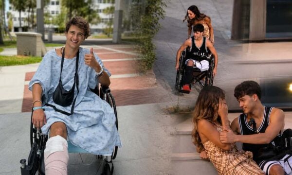 Σταύρος Φλώρος: Η γυναίκα που στέκεται δίπλα του με κερί αναμμένο – Βράχος μέχρι να έρθει το τεχνητό μέλος