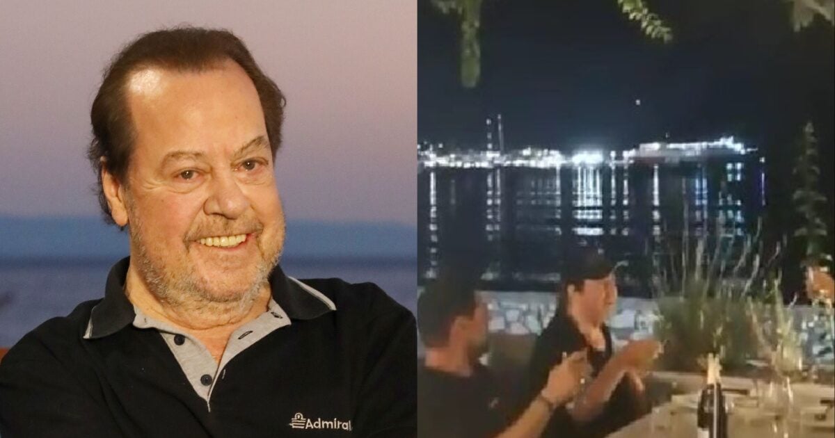 Γιάννης Πάριος σε βραδινή έξοδο στην Πάρο σε γνωστό εστιατόριο παρέα με φίλους – Αποκλειστικό βίντεο