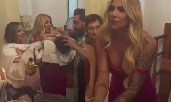 Αγγελική Ηλιάδη: Έγινε νονά και εμφανίστηκε με τουαλέτα που τράβηξε τα βλέμματα