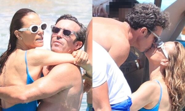 Βίκυ Καγιά – Ηλίας Κρασσάς: Φιλιά και αγκαλιές σε παραλία της Μυκόνου – Φωτογραφίες