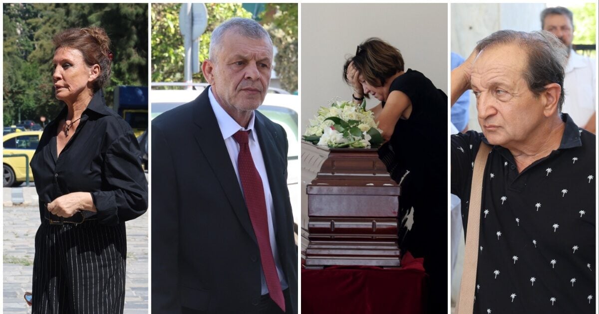 Κηδεία Νίκου Καλογερόπουλου: Πλήθος κόσμου στο τελευταίο αντίο στον ηθοποιό