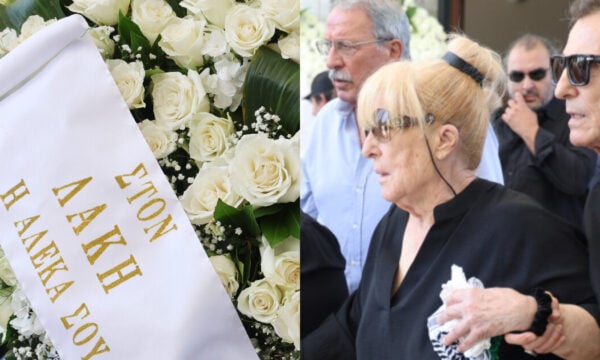 Λάκης Χαλκιάς: Πλήθος κόσμου στην κηδεία στο Α’ Νεκροταφείο Αθηνών