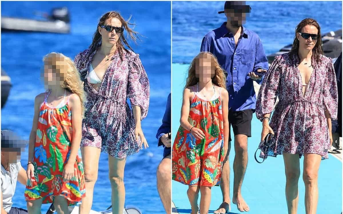 Καγιά και η κόρη της: Κατάξανθη, με σγουρό μαλλί μέχρι τη μέση και πανύψηλη στη Μύκονο