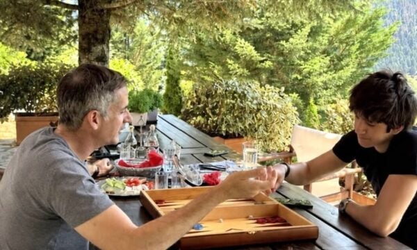 Κώστας Μπακογιάννης: Η σπάνια φωτογραφία με τον 19χρονο γιο του, Παύλο