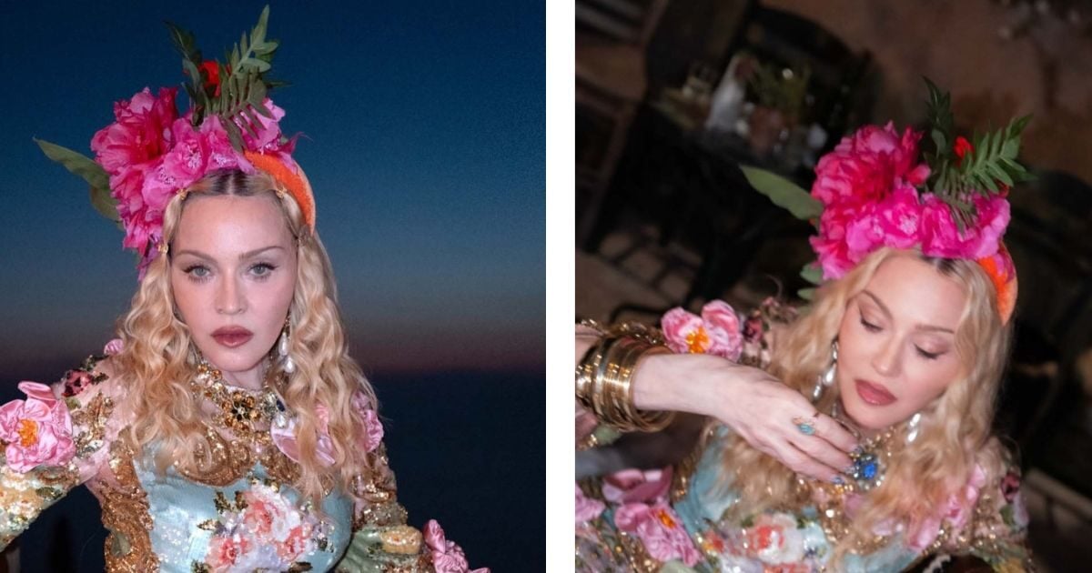 Η Madonna στην Κέρκυρα: Το γενεθλιακό look της Dolce & Gabbana είναι ύμνος στο «too much» και δήλωση πως δεν σκοπεύει να «μικρύνει» για κανέναν