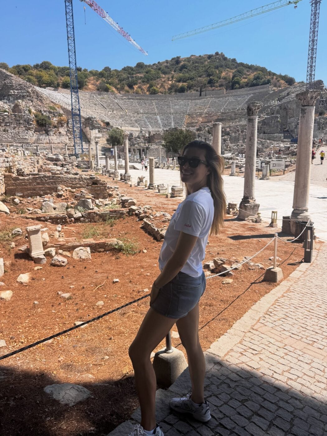 Μαριέττα Χρουσαλά: Το ταξίδι στην Τουρκία και η επίσκεψη στην αρχαία Έφεσο με φωτογραφίες