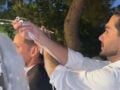 Χρήστος Μάστορας: Κουμπάρος στον γάμο της αδελφής του Αμαλίας, με το βίντεο με τα στέφανα