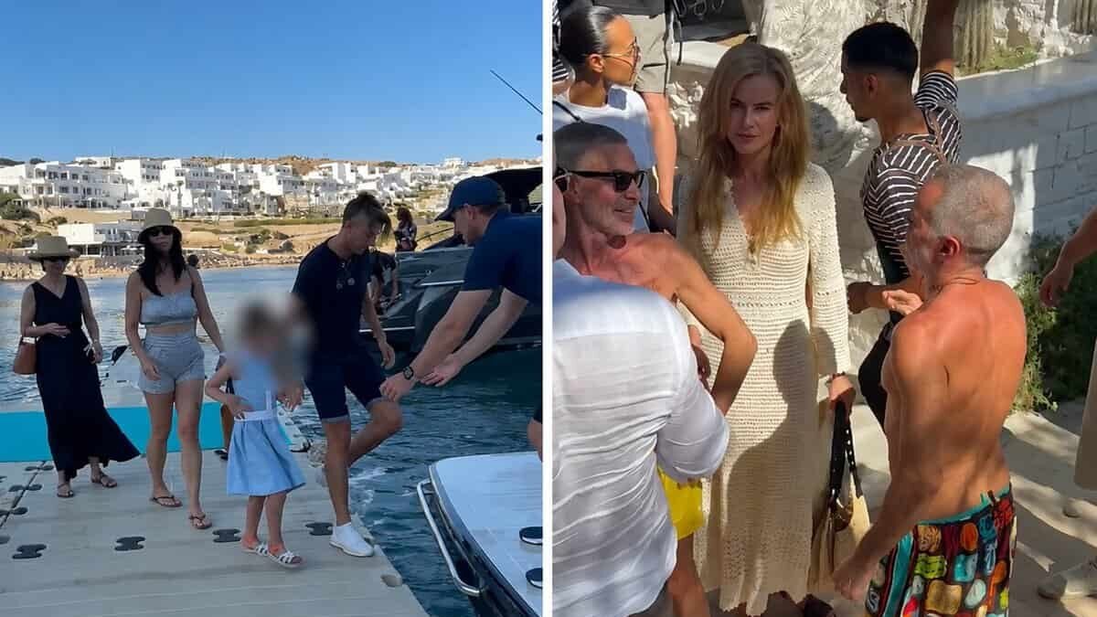 Νικόλ Κίντμαν και Κέιτι Πέρι στη Μύκονο (βίντεο)