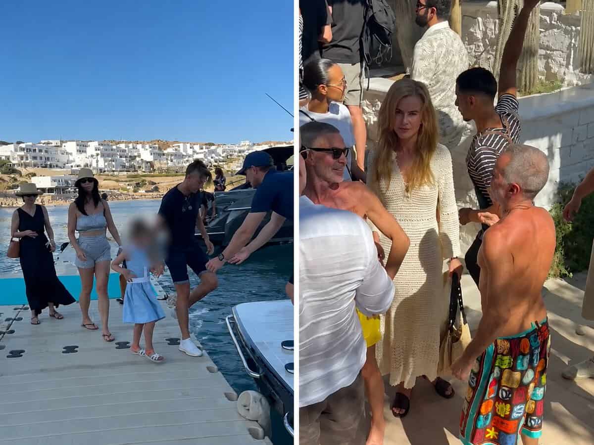 Νικόλ Κίντμαν και Κέιτι Πέρι στη Μύκονο (βίντεο)