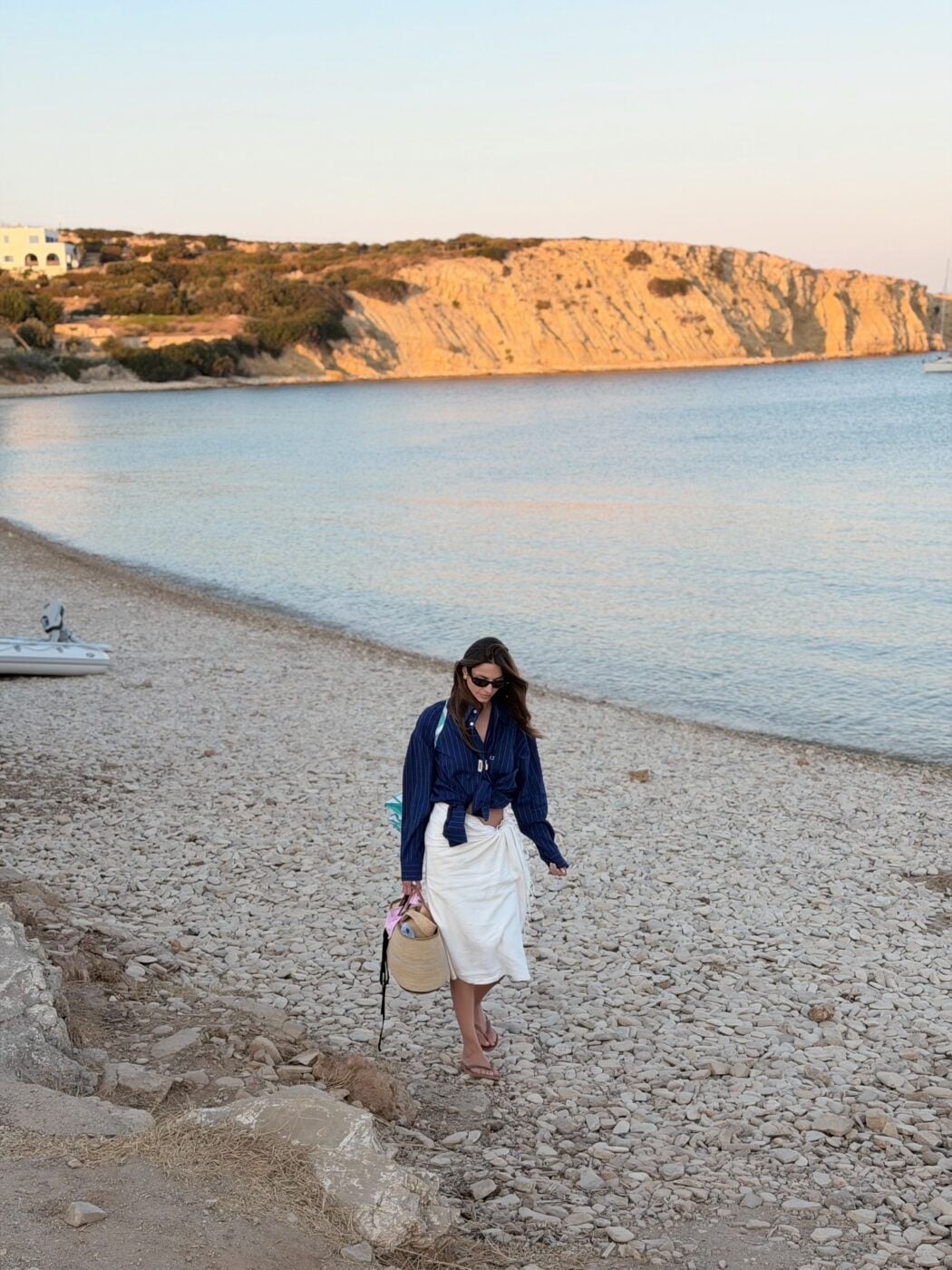 Ηλιάνα Παπαγεωργίου: Στιγμές σε Πάτμο και Λειψούς – Φωτογραφίες
