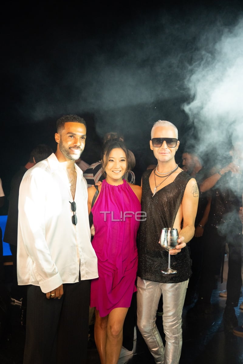 Cavo Tagoo: Φωτογραφίες και βίντεο από το party με Ashley Park και Lucien Laviscount από το Emily in Paris
