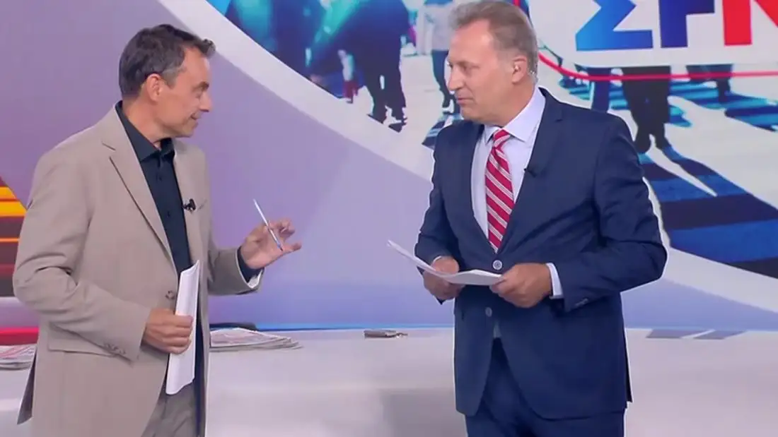 Ο Δημήτρης Οικονόμου καλωσόρισε τον Γιάννη Πιτταρά στην εκπομπή Σήμερα: «Δεν σε φέραμε με το ζόρι»