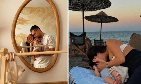 Σάκης Κατσούλης: Η φωτογραφία που έλιωσε το Instagram – Η Μαριαλένα Ρουμελιώτη θηλάζει τον γιο τους