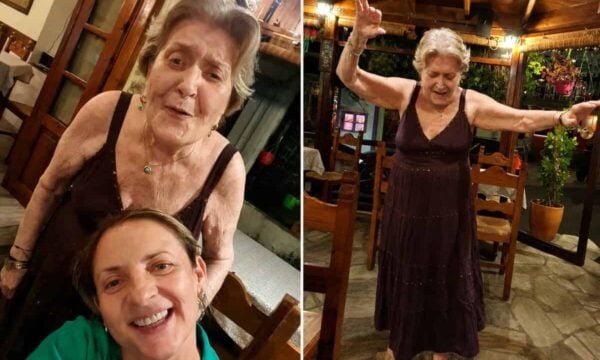 Βάσια Τριφύλλη: Η έξοδος με την υιοθετημένη κόρη της και το ζεϊμπέκικο στα 82 της