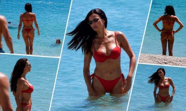 Εύη Βατίδου στη Μύκονο με καυτό μπικίνι και μυστήριο με τον άντρα που τη συνοδεύει