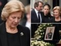 Η Άννα Μαρία στην κηδεία: Το τελευταίο αντίο με τον Νικόλαο και την Αλέξια στο πλευρό της