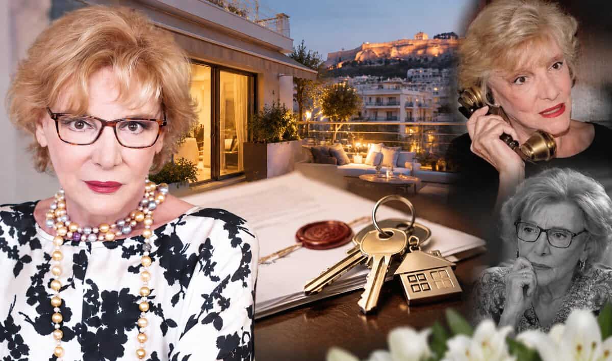Μάρω Κοντού: Η περιουσία που άφησε 52 μέρες μετά τον θάνατό της – Το ρετιρέ στο Κουκάκι και ο μοναδικός κληρονόμος