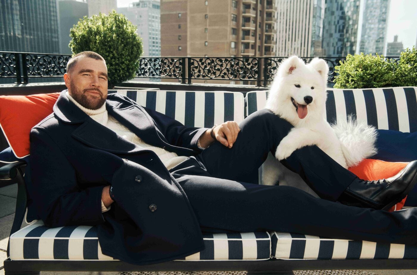 Ο Travis Kelce μπαίνει στον κόσμο της Tommy Hilfiger στη Νέα Υόρκη