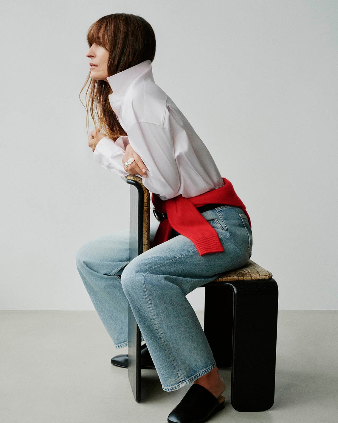 Διαφημιστική καμπάνια της Massimo Dutti με την Caroline de Maigret γαι το FW26.