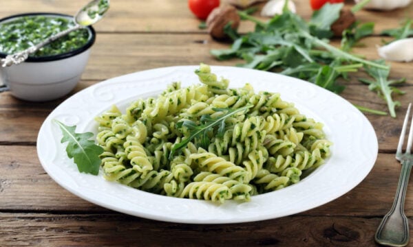 Fusilli με πέστο ρόκας