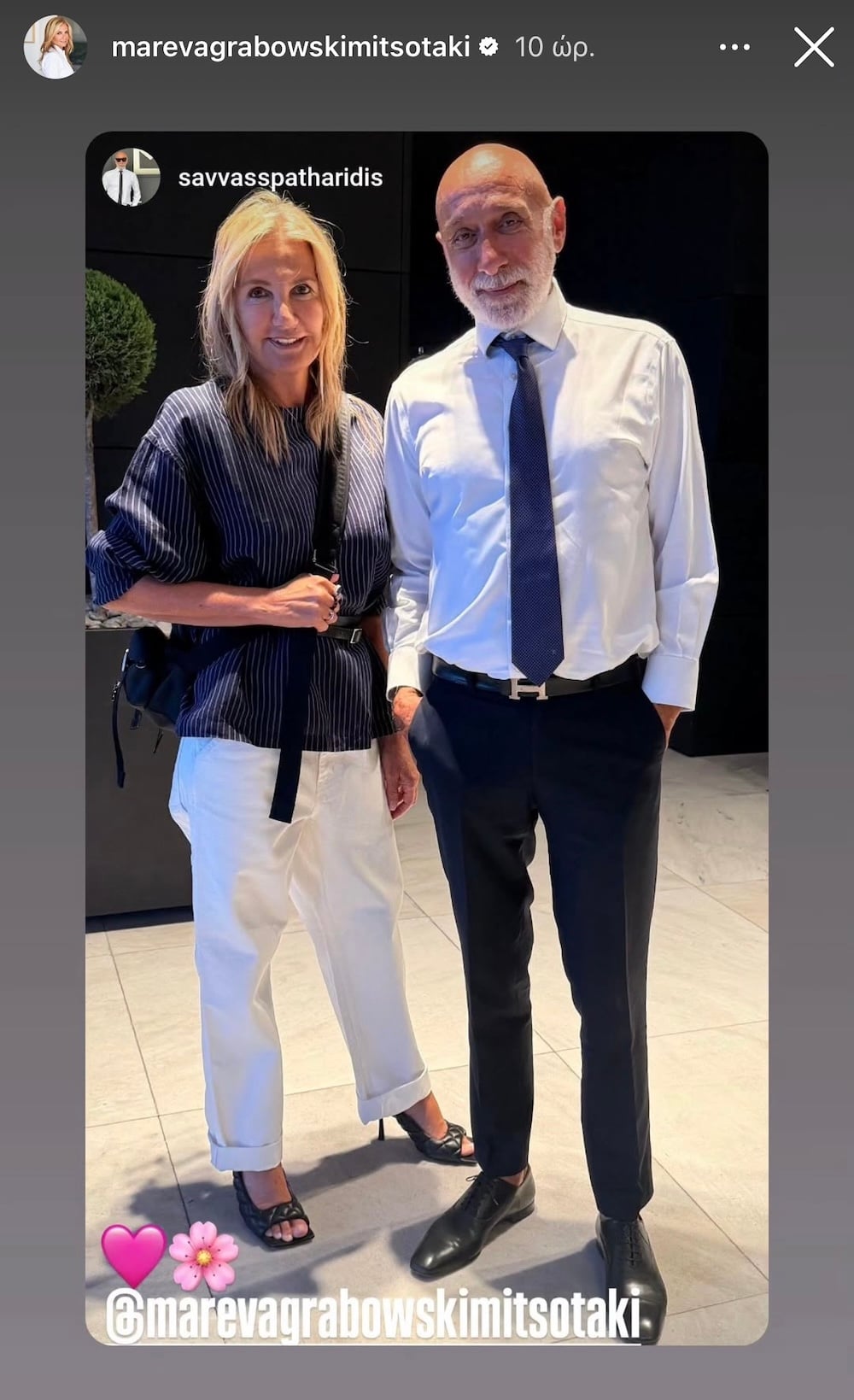 Μαρέβα Γκραμπόφσκι: Το gessato look και το menswear style