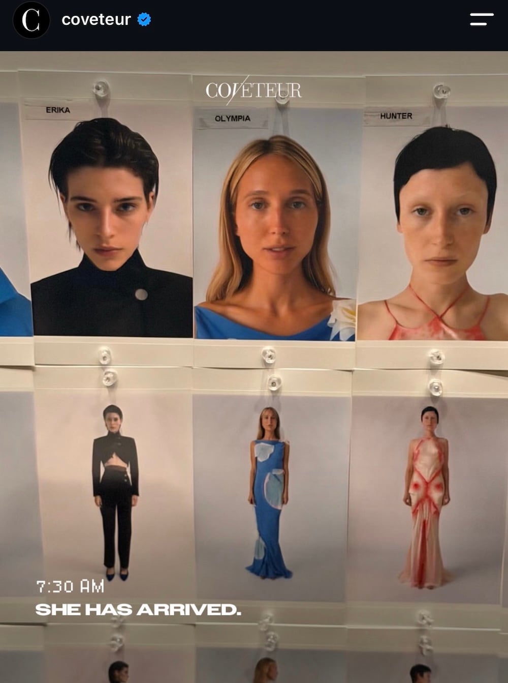Ολυμπία ντε Γκρες: Στο catwalk του Conner Ives στη Νέα Υόρκη